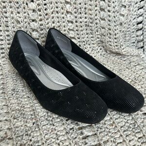 Trotters - black 3D low wedge